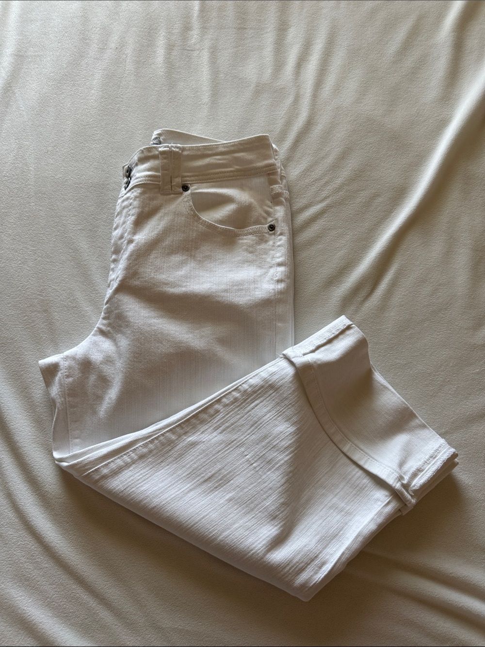 Chicos white denim pants